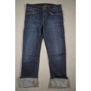 Joes‎ Jeans Womens Size 24 Blue Denim Pants Stretch Ladies Dark Cuffed Hem